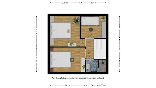 Floorplan - Van der Slikkestraat 10, 4507 AD Schoondijke